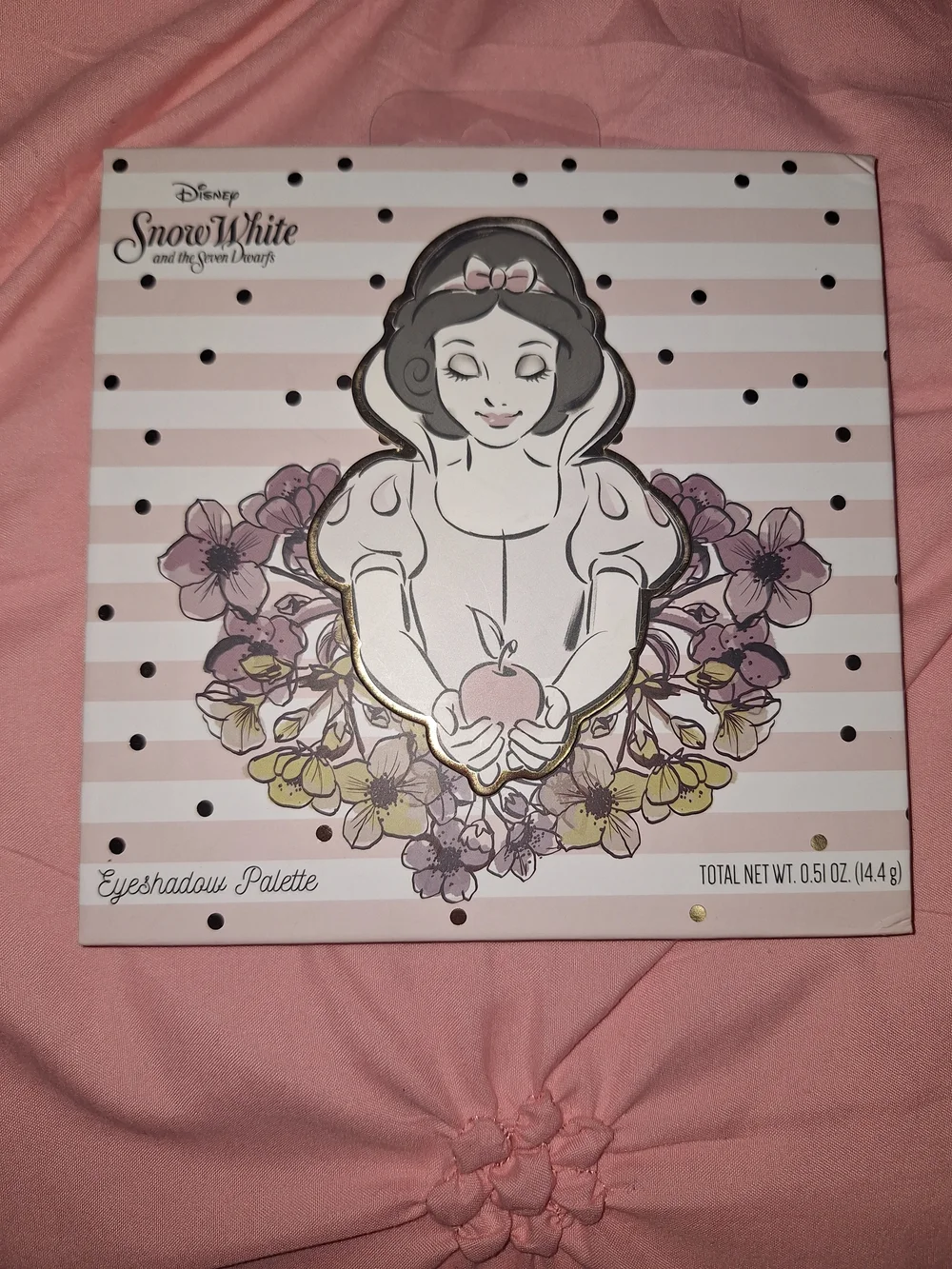 Disney Snow White Eyeshadow Palette - Pink, White, Black, Gold, Purple